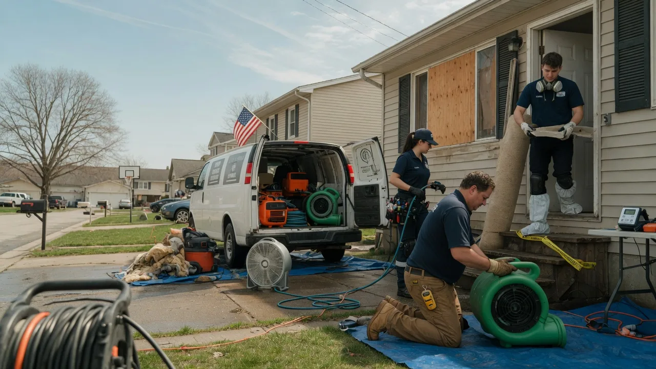 Water Damage Restoration in Corsica, PA near me